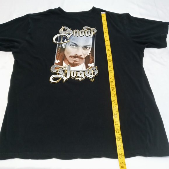 Snoop Dogg X Cross Colours collab Black Tee Size Large - Picture 5 of 9